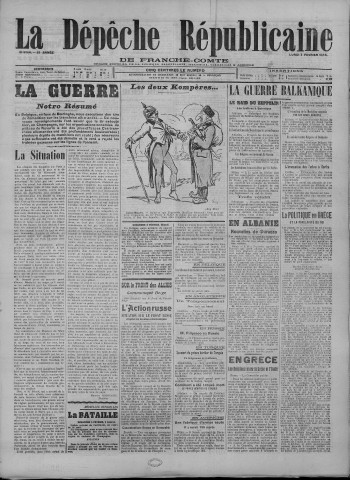 07/02/1916 - La Dépêche républicaine de Franche-Comté [Texte imprimé]