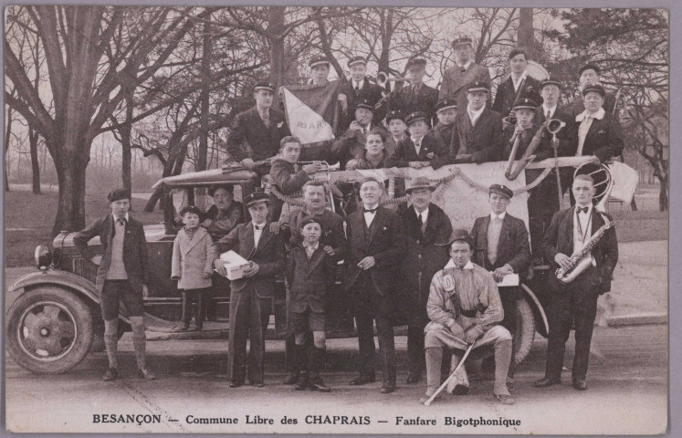 Besançon - Commune libre des Chaprais - Fanfare Bigotphonique [image fixe] , 1904/1914
