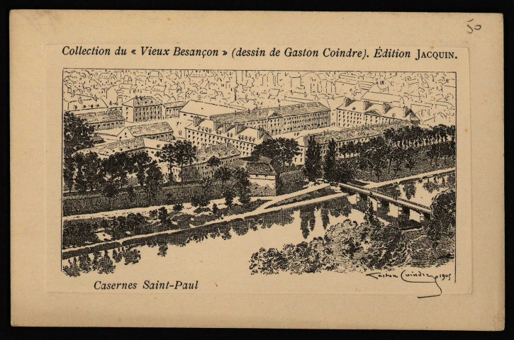 Casernes Saint Paul. [image fixe] Edition Jacquin, 1904/1930