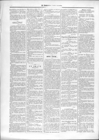 17/08/1885 - La Démocratie franc-comtoise : journal politique quotidien