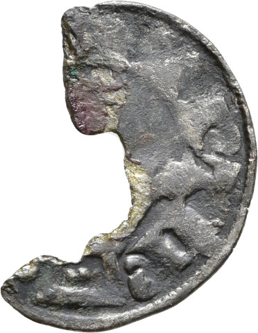 874.1.77.2 - pièce de monnaie ; monnaie (2) ; fragment (5) ; denier estevenant
