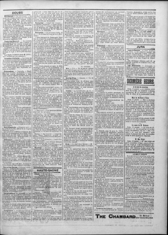 13/01/1899 - La Franche-Comté : journal politique de la région de l'Est
