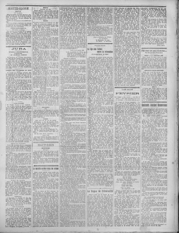 01/02/1921 - La Dépêche républicaine de Franche-Comté [Texte imprimé]