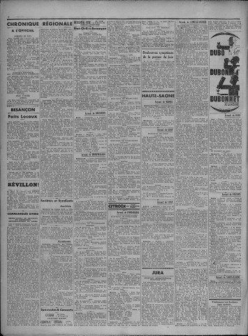 08/10/1934 - Le petit comtois [Texte imprimé] : journal républicain démocratique quotidien
