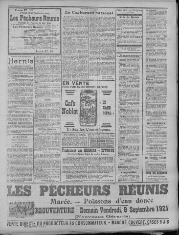 08/09/1921 - La Dépêche républicaine de Franche-Comté [Texte imprimé]