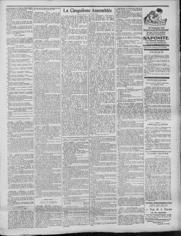 11/10/1924 - La Dépêche républicaine de Franche-Comté [Texte imprimé]