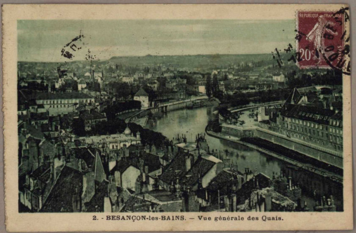 Vue générale des quais.
