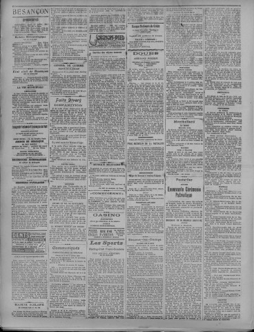 20/07/1922 - La Dépêche républicaine de Franche-Comté [Texte imprimé]