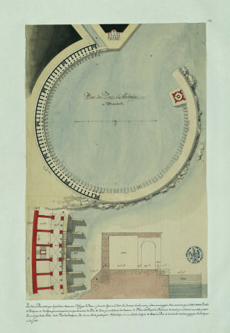 Plan du port d'Antonin à Terracine / Pierre-Adrien Pâris , [S.l.] : [P.-A. Pâris], [1700 - 1800]
