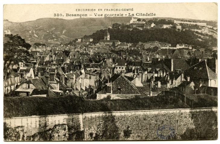 Besançon - Vue générale - La Citadelle [image fixe] , Besançon : Edition Gaillard-Prêtre, 1912/1915