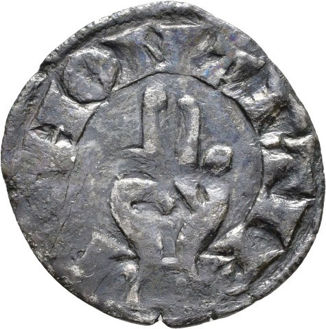 874.1.19 - pièce de monnaie ; denier estevenant