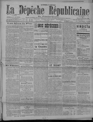 22/12/1923 - La Dépêche républicaine de Franche-Comté [Texte imprimé]