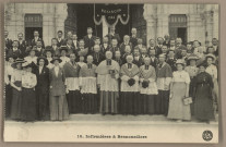 Infirmières & Brancardiers. [image fixe] , Dijon : Bauer-Marchet et Cie Dijon (dans un cercle), 1904/1912