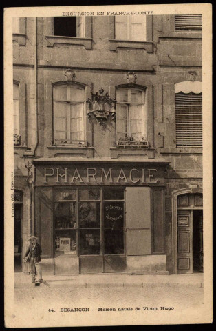 Besançon - Maison natale de Victor Hugo 1802 [image fixe] , Besançon : Teulet éditeur, 1902