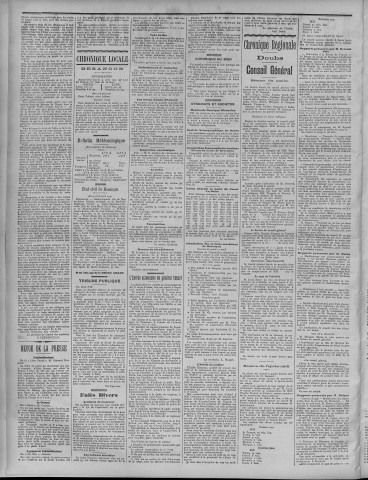 09/04/1907 - La Dépêche républicaine de Franche-Comté [Texte imprimé]