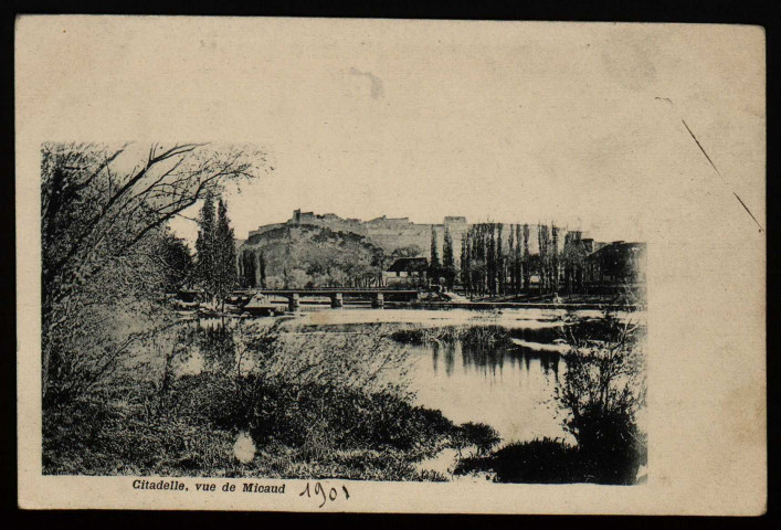 Besançon - Citadelle, vue de Micaud [image fixe] , 1897/1903