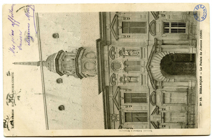 Besançon - Le Palais de Justice (1583). [image fixe] , 1897/1903
