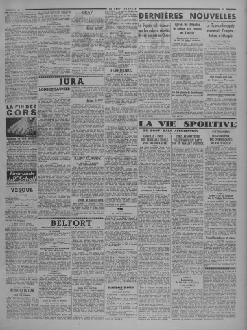20/04/1938 - Le petit comtois [Texte imprimé] : journal républicain démocratique quotidien