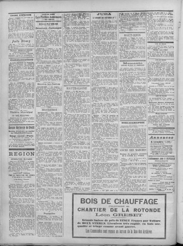 10/02/1919 - La Dépêche républicaine de Franche-Comté [Texte imprimé]