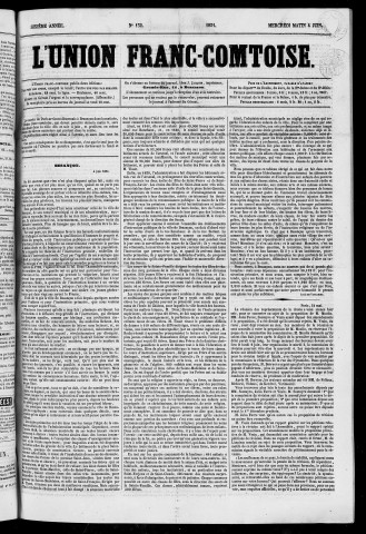 04/06/1851 - L'Union franc-comtoise [Texte imprimé]