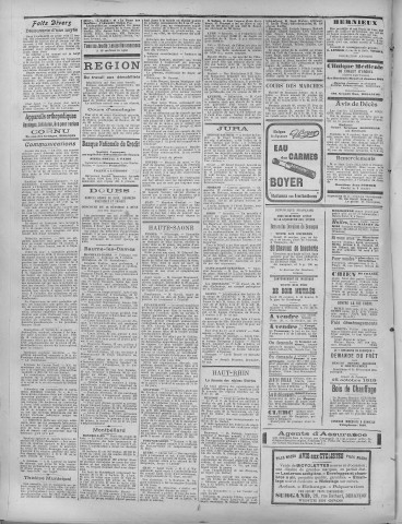 10/10/1919 - La Dépêche républicaine de Franche-Comté [Texte imprimé]
