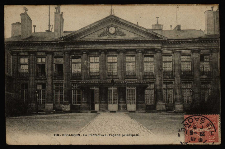 Besançon. La Préfecture. Façade principale [image fixe] , 1904/1930