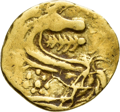 A.GX.19 - pièce de monnaie ; quart de statère