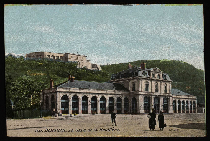 Besançon - Besançon - La Gare de la Mouillère. [image fixe] , Paris : L. V. & Cie, 1904/1914