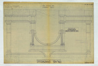 Palais Granvelle, aménagements des espaces dédiés au musée : plans des façades, coupes et détails datés des années 1940 (10 plans).