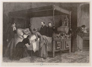 Les derniers moments de Victor Hugo [image fixe] / E. A. Tilly.sc 1885