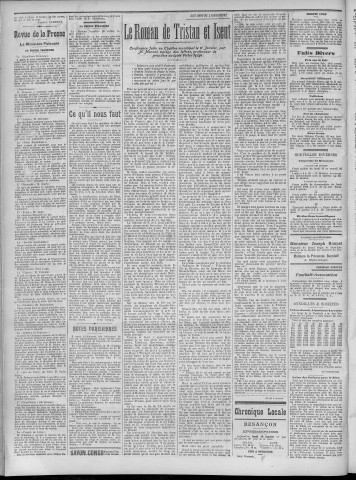 15/01/1912 - La Dépêche républicaine de Franche-Comté [Texte imprimé]