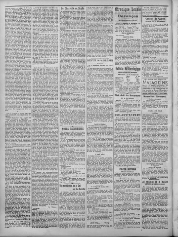 19/11/1913 - La Dépêche républicaine de Franche-Comté [Texte imprimé]