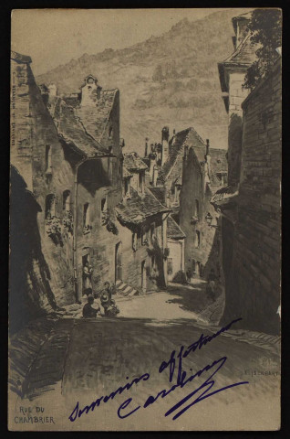 Besançon - Rue du Chambrier. [image fixe] , 1897/1902