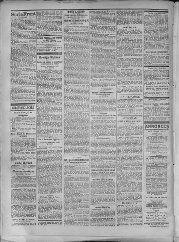 25/05/1917 - La Dépêche républicaine de Franche-Comté [Texte imprimé]