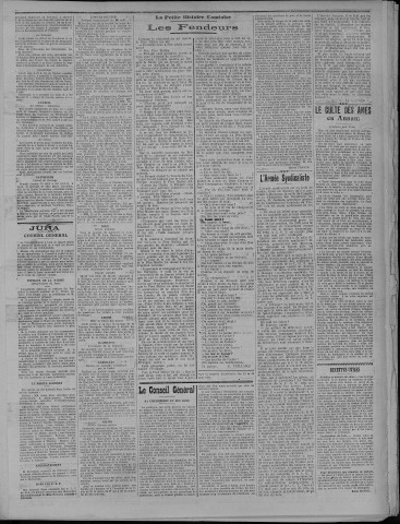 27/08/1922 - La Dépêche républicaine de Franche-Comté [Texte imprimé]