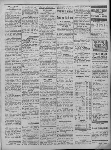 12/11/1912 - La Dépêche républicaine de Franche-Comté [Texte imprimé]