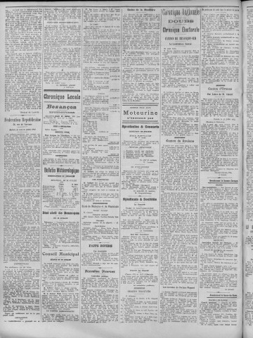 31/07/1913 - La Dépêche républicaine de Franche-Comté [Texte imprimé]