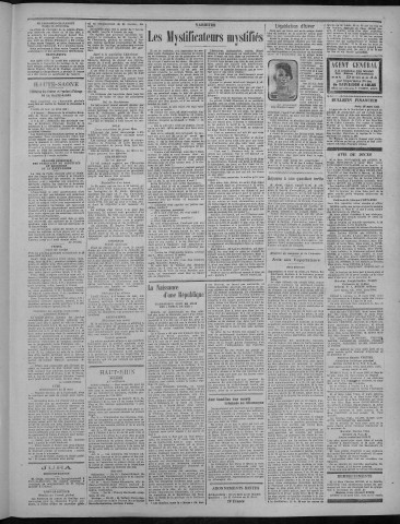 31/03/1922 - La Dépêche républicaine de Franche-Comté [Texte imprimé]