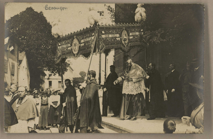 [Confirmation du 09 juin 1918 - Mgr l'Archeveque à Besançon]. [image fixe] , 1904/1918