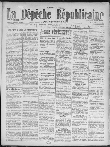 25/01/1924 - La Dépêche républicaine de Franche-Comté [Texte imprimé]