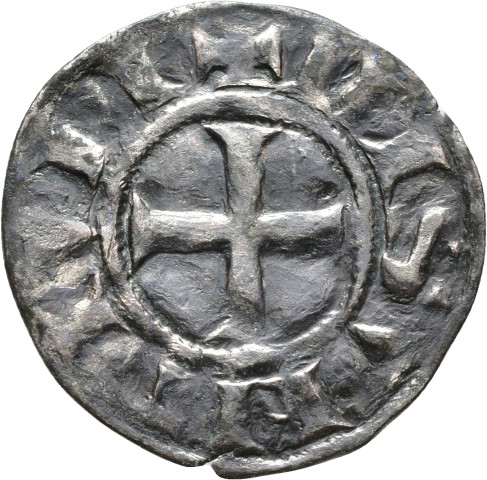 874.1.56 - pièce de monnaie ; denier estevenant