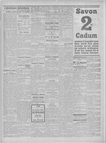 29/05/1929 - Le petit comtois [Texte imprimé] : journal républicain démocratique quotidien