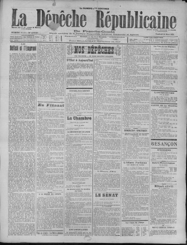 23/03/1923 - La Dépêche républicaine de Franche-Comté [Texte imprimé]