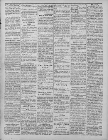 29/01/1924 - La Dépêche républicaine de Franche-Comté [Texte imprimé]