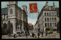 Besançon. La Madeleine. Place et Statue de Jouffroy [image fixe] , Besançon : L. V. & Cie, 1904/1908