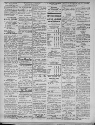 24/05/1922 - La Dépêche républicaine de Franche-Comté [Texte imprimé]