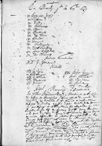 Registre des délibérations municipales 1er septembre - 29 décembre 1637