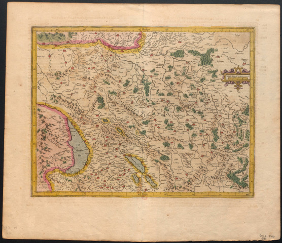 Burgundiae Comitatus. Per Gerardum Mercatorem. Cum privilegio. 4 miliaria burgundic. comitatus communia [Document cartographique] , 1609/1613