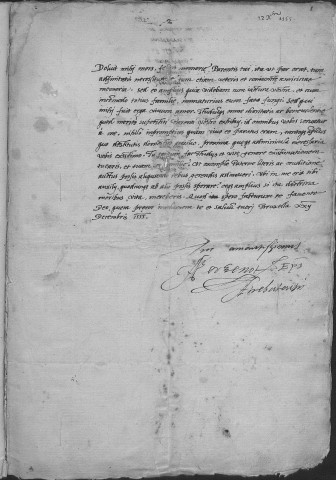 Ms Granvelle 83 - Lettres à Jacques de Saint-Mauris, prieur de Bellefontaine, puis abbé de Goailles et Montbenoît. Tome I (22 décembre 1555-25 décembre 1582)