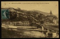 Besançon-les-Bains. - Le Pont du Chemin de fer de la Suisse (vue prise de Bregille) [image fixe] , d, 1904/1914